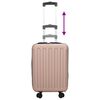 vidaXL Βαλίτσα με κλειδαριά ροζ χρυσό 34 x 23 x 55.5 εκ. ΑΒΣ Πλαστικό