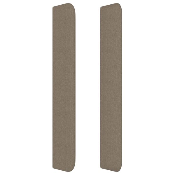 vidaXL Κεφαλάρι με Πτερύγια Taupe 83x16x118/128 εκ. Υφασμάτινο