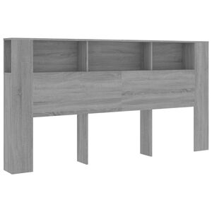 vidaXL &Kappa;&epsilon;&phi;&alpha;&lambda;ά&rho;&iota; &Mu;&epsilon; &Alpha;&pi;&omicron;&theta;&eta;&kappa;&epsilon;&upsilon;&tau;&iota;&kappa;ό &Chi;ώ&rho;&omicron; &Gamma;&kappa;&rho;&iota; Sonoma 200x18,5x104,5 &epsilon;&kappa;.