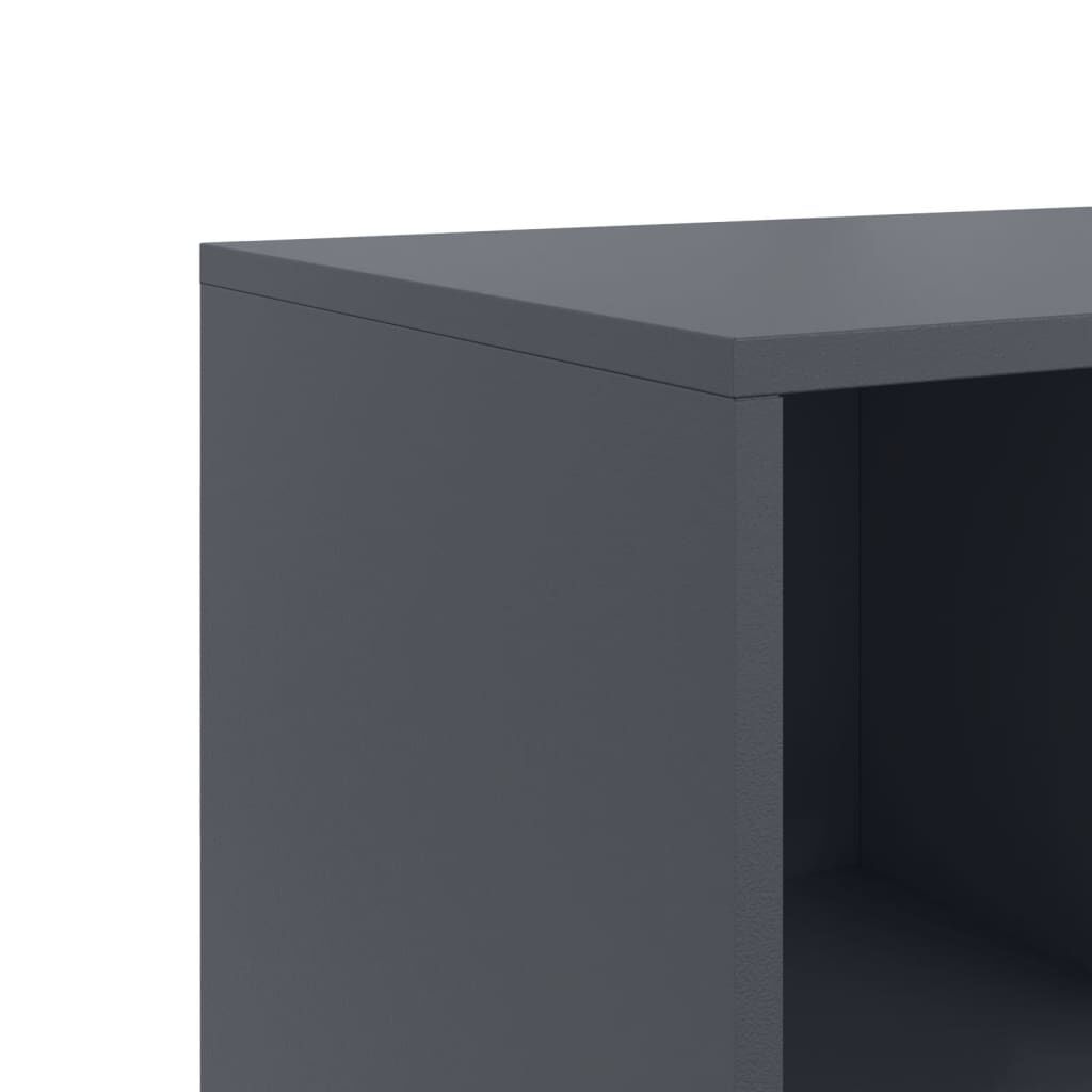 vidaXL Ντουλάπι Ανθρακί 100,5x39x72 εκ. από Χάλυβα
