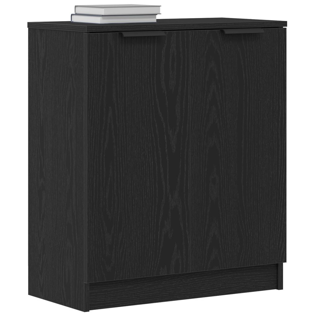 vidaXL Πλευρικό γραφείο Μαύρο Δρυς 60x30x70 εκ Επεξεργασμένο ξύλο