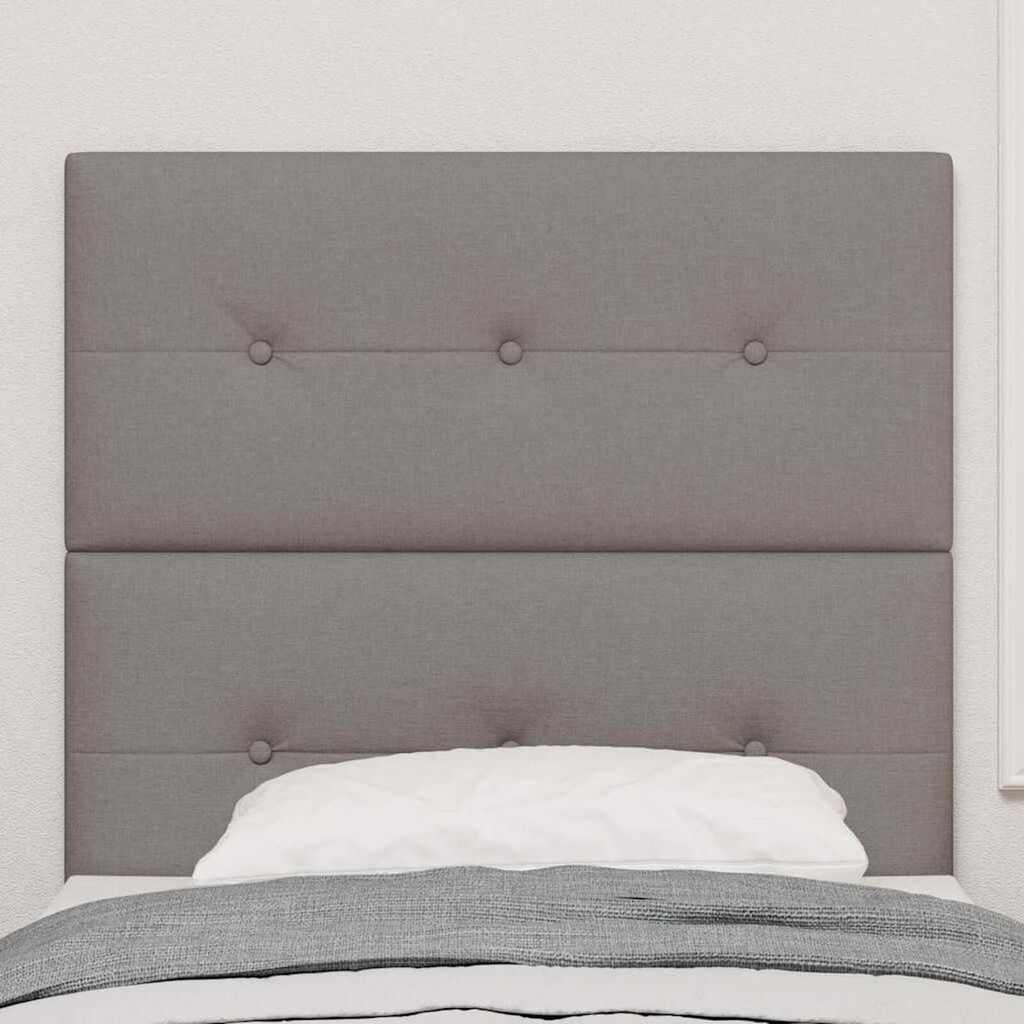 vidaXL Κεφαλάρι με κεφαλάρι Taupe 100 cm ύφασμα
