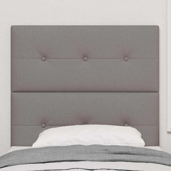 vidaXL Κεφαλάρι με κεφαλάρι Taupe 100 cm ύφασμα