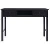 vidaXL Γραφείο Μαύρο 110 x 45 x 76 εκ. Ξύλινο