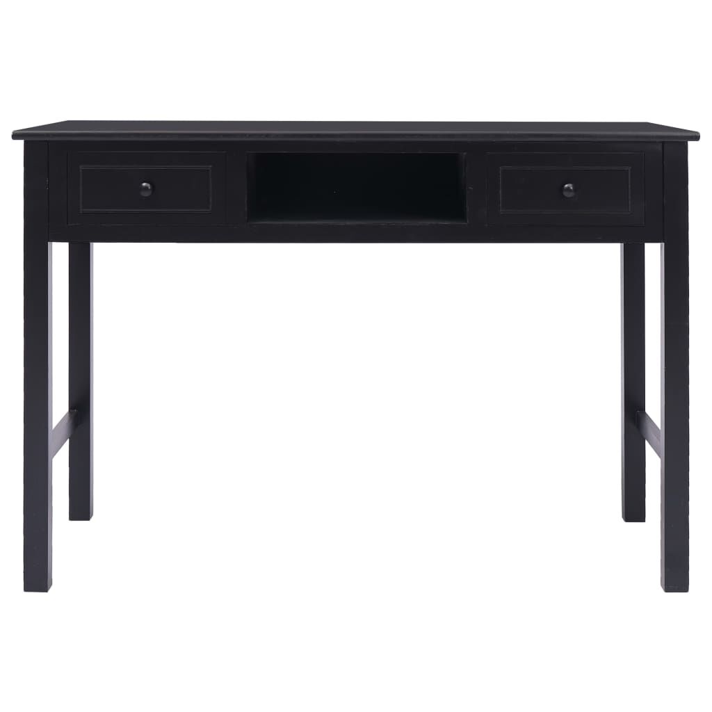vidaXL Γραφείο Μαύρο 110 x 45 x 76 εκ. Ξύλινο