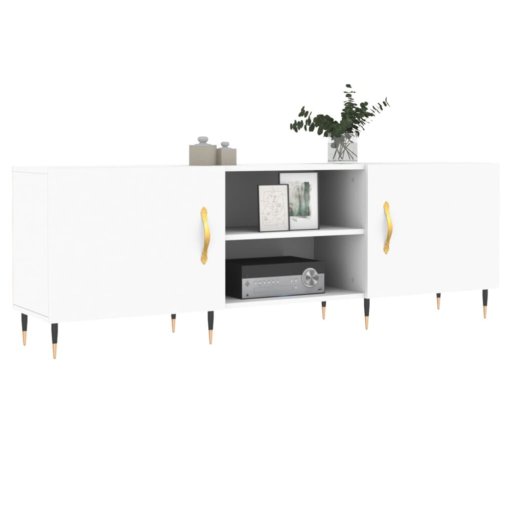 vidaXL Έπιπλο Τηλεόρασης Λευκό 150x30x50 εκ. από Επεξεργασμένο Ξύλο