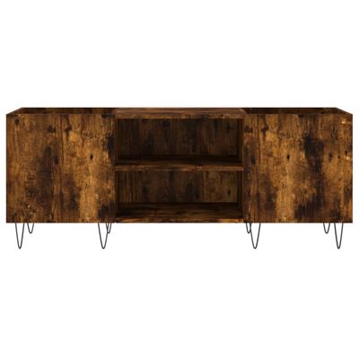vidaXL Δισκοθήκη Καπνιστή Δρυς 121x38x48 εκ. από Επεξεργασμένο Ξύλο