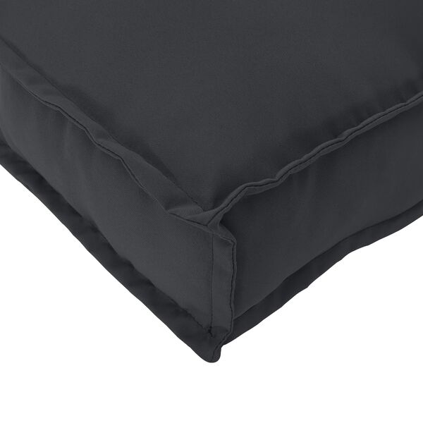 vidaXL Σετ Μαξιλαριών Πάγου 3 pcs Μαύρο 120 x 80 x 12 cm Ύφασμα Oxford