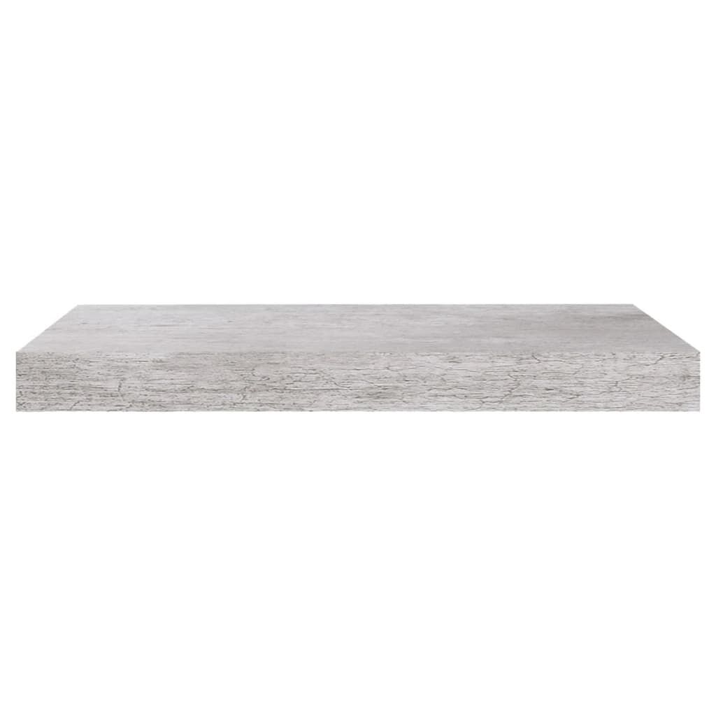 vidaXL Ράφι Τοίχου Γκρι Σκυροδέματος 50x23x3,8 εκ. από MDF