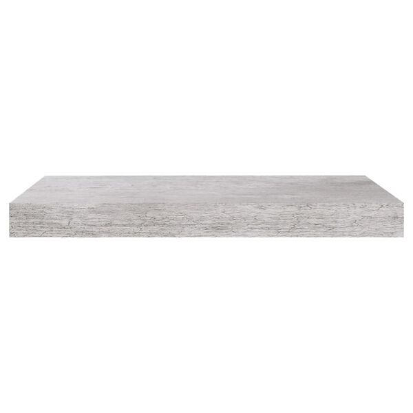 vidaXL Ράφι Τοίχου Γκρι Σκυροδέματος 50x23x3,8 εκ. από MDF