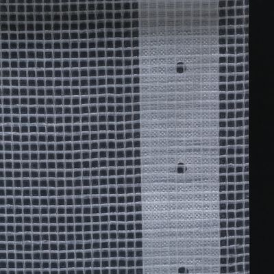 vidaXL Μουσαμάδες με Ύφανση Leno 2 τεμ. Λευκοί 2 x 4 μ. 260 γρ./μ²
