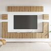 vidaXL &Mu;&omicron;&nu;ά&delta;&epsilon;&sigmaf; TV &Epsilon;&pi;&iota;&tau;&omicron;ί&chi;&iota;&omicron; 4 pcs Artisan Oak &Epsilon;&pi;&epsilon;&xi;&epsilon;&rho;&gamma;&alpha;&sigma;&mu;έ&nu;&omicron; &xi;ύ&lambda;&omicron;