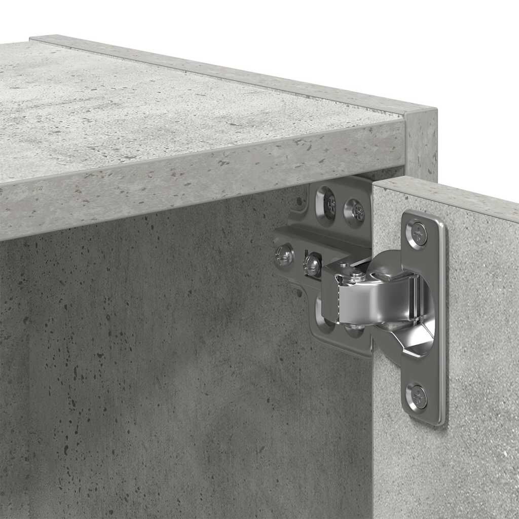 vidaXL Βιβλιοθήκη Γκρι Σκυροδέματος 40x24x52 εκ. Επεξεργ. Ξύλο