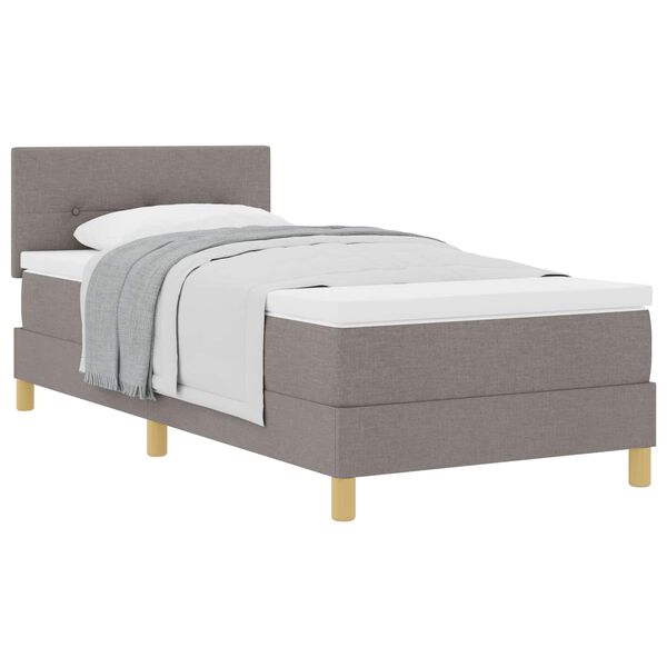 vidaXL &Kappa;&rho;&epsilon;&beta;ά&tau;&iota; &mu;&epsilon; &epsilon;&lambda;&alpha;&tau;ή&rho;&iota;&alpha; &mu;&epsilon; &sigma;&tau;&rho;ώ&mu;&alpha; Taupe 80 x 200 cm ύ&phi;&alpha;&sigma;&mu;&alpha;