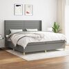 vidaXL &Kappa;&rho;&epsilon;&beta;ά&tau;&iota; Boxspring &mu;&epsilon; &Sigma;&tau;&rho;ώ&mu;&alpha; &Sigma;&kappa;&omicron;ύ&rho;&omicron; &Gamma;&kappa;&rho;&iota; 200x200 &epsilon;&kappa;. &Upsilon;&phi;&alpha;&sigma;&mu;ά&tau;&iota;&nu;&omicron;