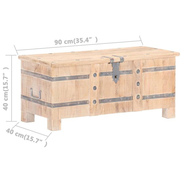 vidaXL Μπαούλο 90 x 40 x 40 εκ. από Μασίφ Ξύλο Ακακίας