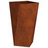 vidaXL &Gamma;&lambda;ά&sigma;&tau;&rho;&alpha; 2 pcs &Sigma;&kappa; rusty 40 x 40 x 75 cm