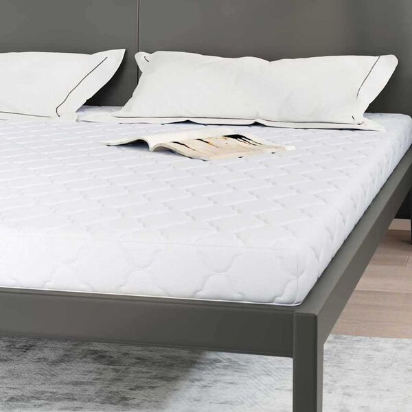 vidaXL Στρώμα Λευκό 200 x 200 cm Pěna