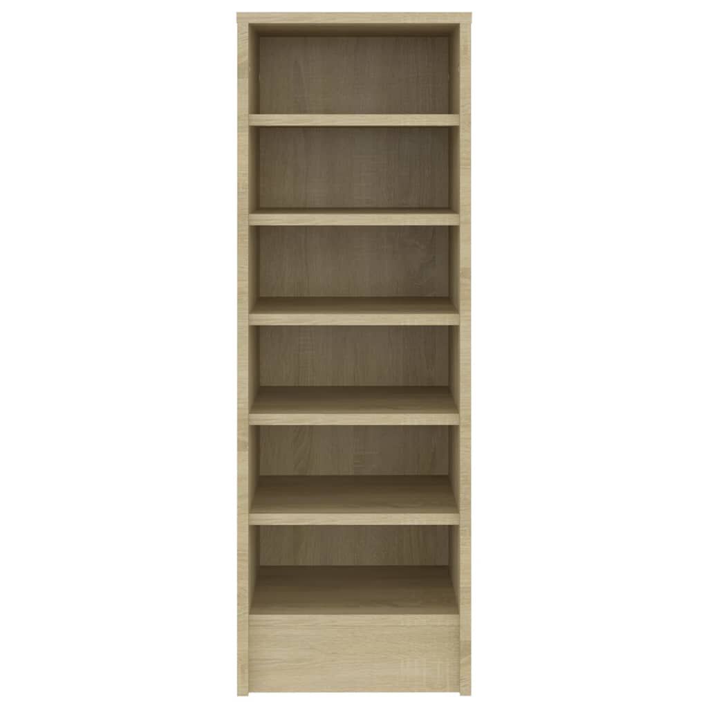 vidaXL Παπουτσοθήκη Sonoma Δρυς 31,5 x 35 x 90 εκ. από Επεξ. Ξύλο