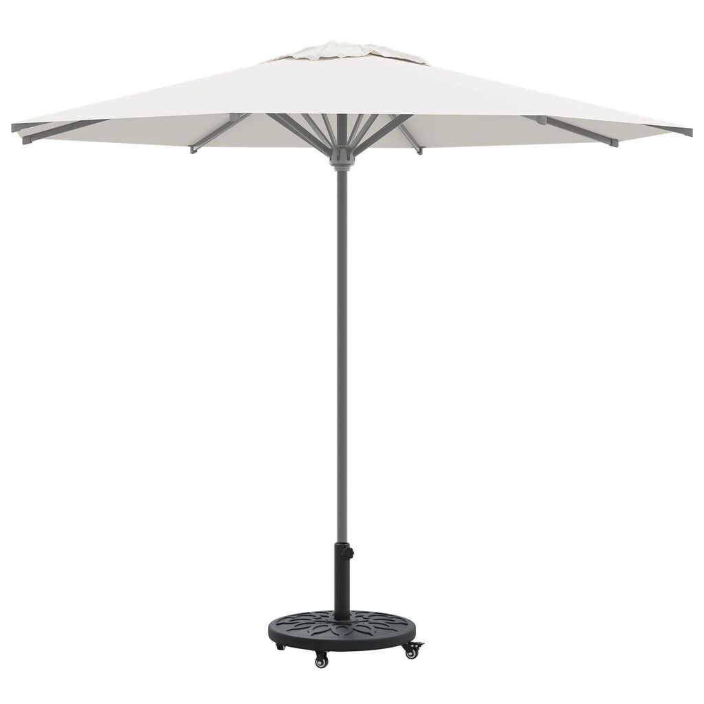 vidaXL Βάση Ομπρέλας με Ρόδες για Πόλους Ø38-48 mm 13 kg Στρογγυλή