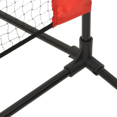 vidaXL Δίχτυ Τένις Μαύρο & Κόκκινο 400x100x87 εκ. από Πολυεστέρα