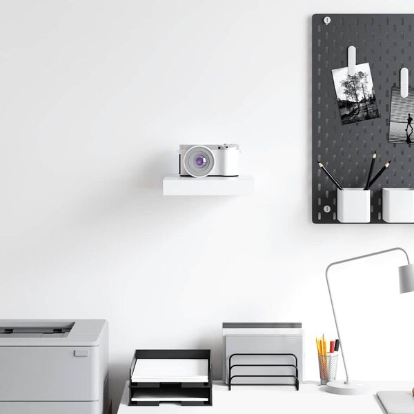 vidaXL &Rho;ά&phi;&iota; &Tau;&omicron;ί&chi;&omicron;&upsilon; Ά&sigma;&pi;&rho;&omicron; 23 x 23,5 x 3,8 &epsilon;&kappa;. &alpha;&pi;ό MDF