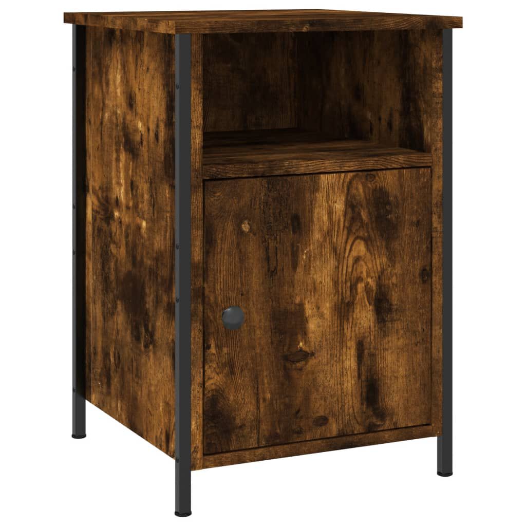 vidaXL Κομοδίνο Καπνιστή Δρυς 40x42x60 εκ. από Επεξεργασμένο Ξύλο