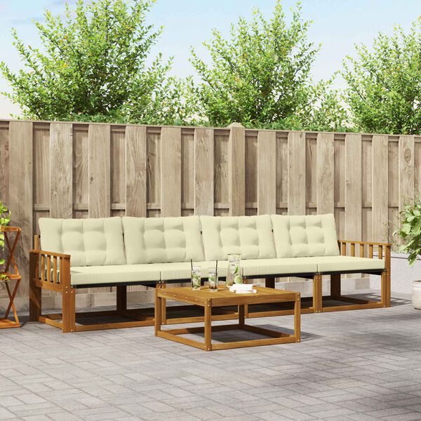 vidaXL &Sigma;&epsilon;&iota;&rho;ά &Kappa;&alpha;&nu;&alpha;&pi;έ &Epsilon;&xi;&omega;&tau;&epsilon;&rho;&iota;&kappa;&omicron;ύ &mu;&epsilon; &mu;&alpha;&xi;&iota;&lambda;ά&rho;&iota; 5 pcs &Phi;&upsilon;&sigma;&iota;&kappa;ό &kappa;&alpha;&iota; &Kappa;&rho;έ&mu;&alpha;