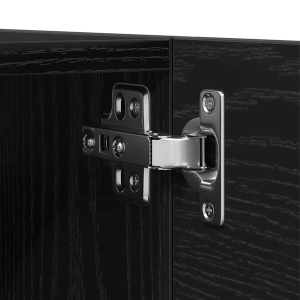 vidaXL Σετ επίπλου τηλεόρασης 5 pcs Μαύρη δρυς Επεξεργασμένο ξύλο