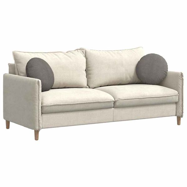 vidaXL Μαξιλάρια καθισμάτων 2 pcs Ανοιχτό γκρι Ø 40 cm