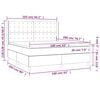 vidaXL &Kappa;&rho;&epsilon;&beta;ά&tau;&iota; Boxspring &mu;&epsilon; &Sigma;&tau;&rho;ώ&mu;&alpha; &Alpha;&nu;&omicron;&iota;&chi;&tau;ό &Gamma;&kappa;&rho;&iota; 160x200 &epsilon;&kappa;. &Beta;&epsilon;&lambda;&omicron;ύ&delta;&iota;&nu;&omicron;