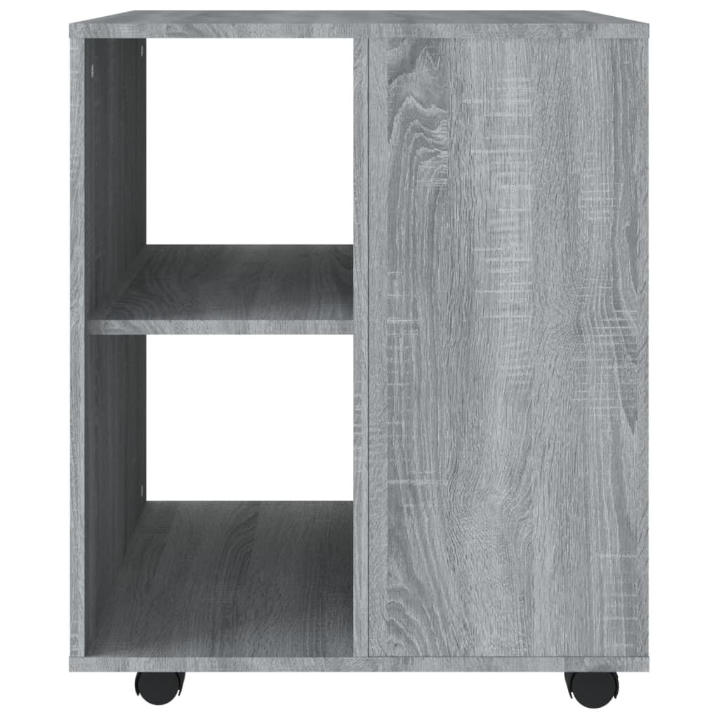 vidaXL Ντουλάπι Με Ροδάκια Γκρι Sonoma 60 x 53 x 72 εκ. Επεξεργ. Ξύλο