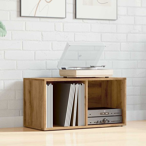 vidaXL LP Κουτί Αποθήκευσης Αρτισιανή Δρυς 69,5x34x36 εκ. Επεξ.Ξύλο