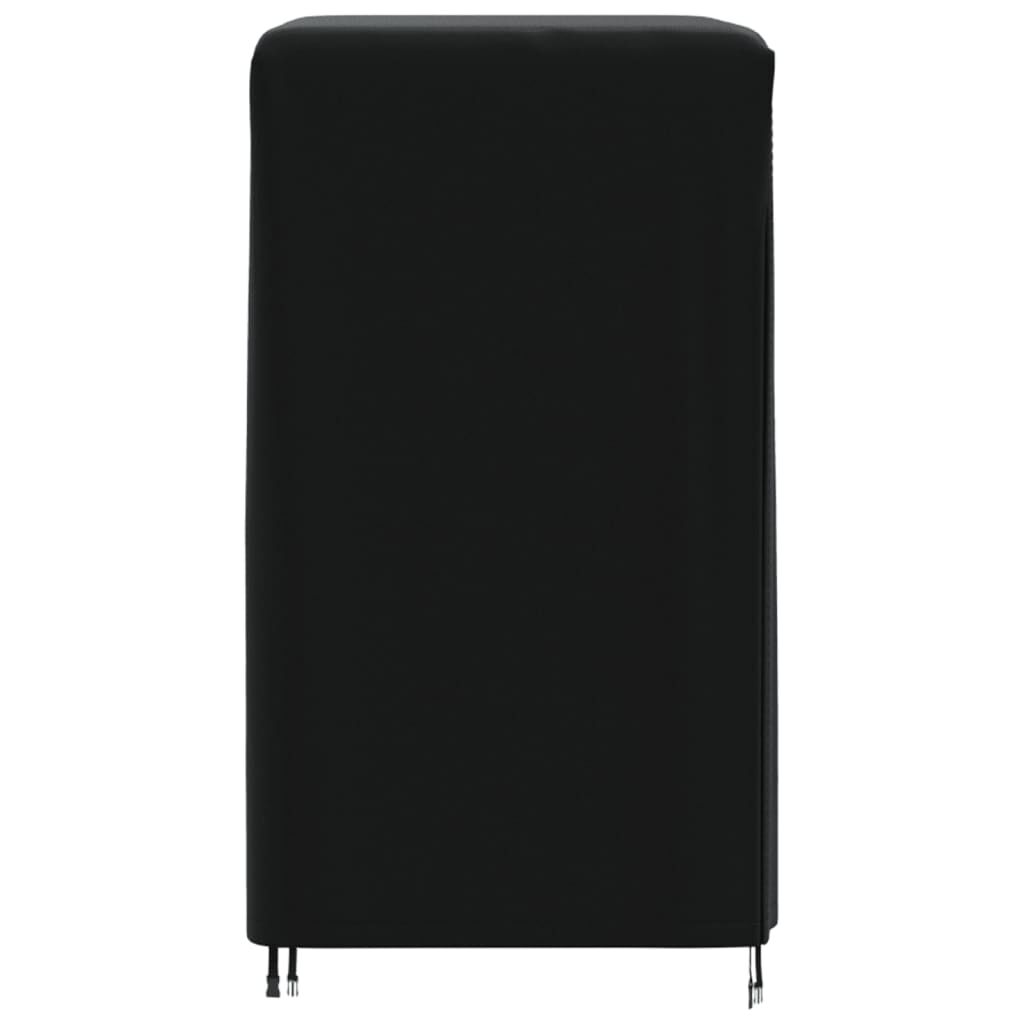 vidaXL Κάλυμμα Ραφιού Καυσόξυλων Μαύρο 122x61x106 εκ. 420D Υφ. Oxford