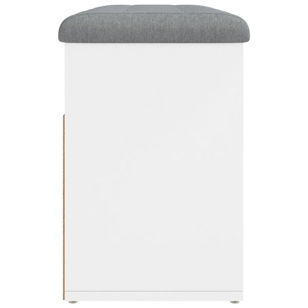 vidaXL Παπουτσοθήκη Λευκή 82 x 32 x 45,5 εκ. από Επεξεργασμένο Ξύλο