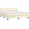 vidaXL &Kappa;&rho;&epsilon;&beta;ά&tau;&iota; Boxspring &mu;&epsilon; &Sigma;&tau;&rho;ώ&mu;&alpha; & LED &Kappa;&rho;&epsilon;&mu; 180x200 &epsilon;&kappa;. &Sigma;&upsilon;&nu;&theta;. &Delta;έ&rho;&mu;&alpha;