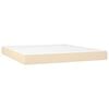 vidaXL &Kappa;&rho;&epsilon;&beta;ά&tau;&iota; Boxspring &mu;&epsilon; &Sigma;&tau;&rho;ώ&mu;&alpha; &Kappa;&rho;&epsilon;&mu; 160x200 &epsilon;&kappa;. &Upsilon;&phi;&alpha;&sigma;&mu;ά&tau;&iota;&nu;&omicron;