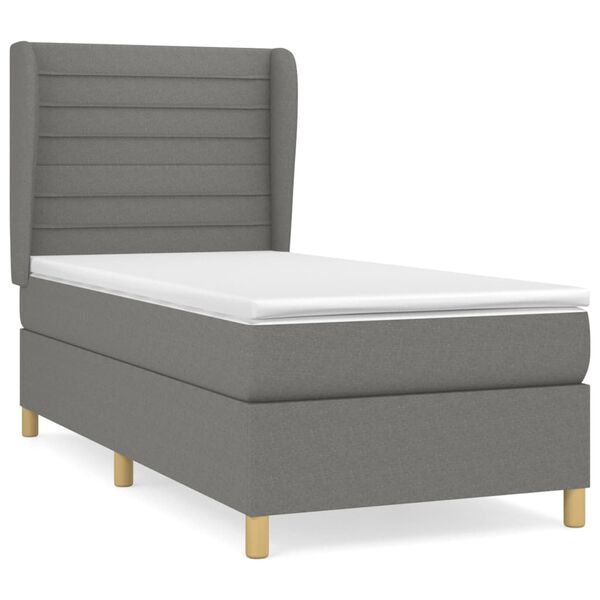 vidaXL &Kappa;&rho;&epsilon;&beta;ά&tau;&iota; Boxspring &mu;&epsilon; &Sigma;&tau;&rho;ώ&mu;&alpha; &Sigma;&kappa;&omicron;ύ&rho;&omicron; &Gamma;&kappa;&rho;&iota; 100x200 &epsilon;&kappa;. &Upsilon;&phi;&alpha;&sigma;&mu;ά&tau;&iota;&nu;&omicron;