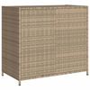 vidaXL Ντουλάπι Αποθήκευσης Κήπου Beige 83x45x76 εκ. Συνθετικό Ρατάν