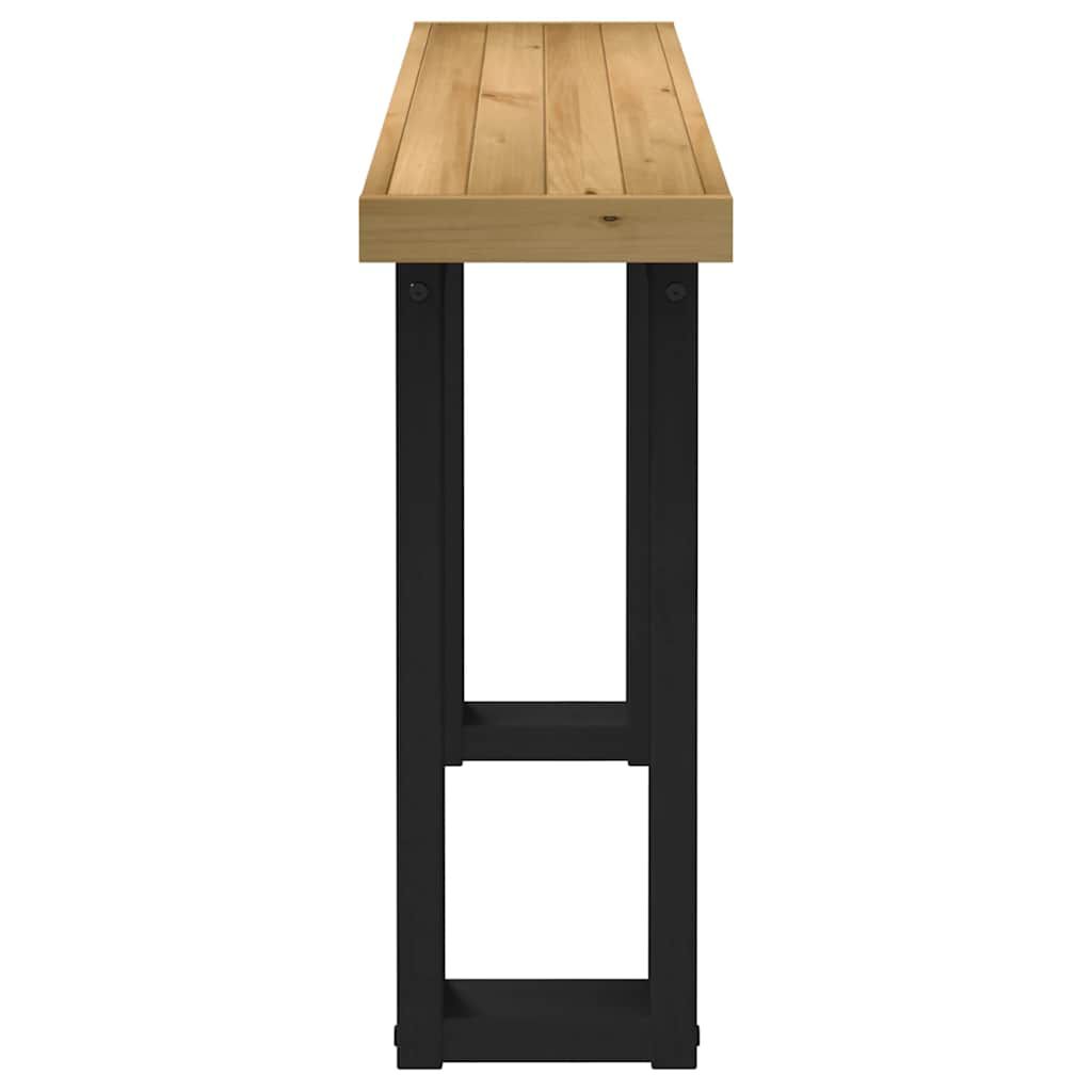 vidaXL Τραπέζι κονσόλας NOAIN με πόδια σχήματος U 120x30x75 cm