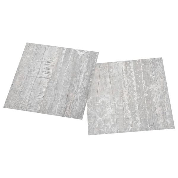 vidaXL Δάπεδο Αυτοκόλλητο Γκρι 55 τεμ. 5,11 μ² από PVC