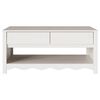 vidaXL Τραπεζάκι σαλονιού με συρτάρι Drammen Λευκό 99 x 55 x 45 εκ.