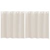 vidaXL &Kappa;&omicron;&upsilon;&rho;&tau;ί&nu;&epsilon;&sigmaf; Voile &mu;&epsilon; &rho;&omicron;&delta;έ&lambda;&epsilon;&sigmaf; 2 &tau;&epsilon;&mu;ά&chi;&iota;&alpha; &Kappa;&rho;&epsilon;&mu; 140x140 &epsilon;&kappa;.