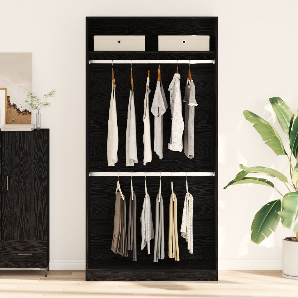 Armoire Black Oak vidaXL - 100x50x200 εκ.
