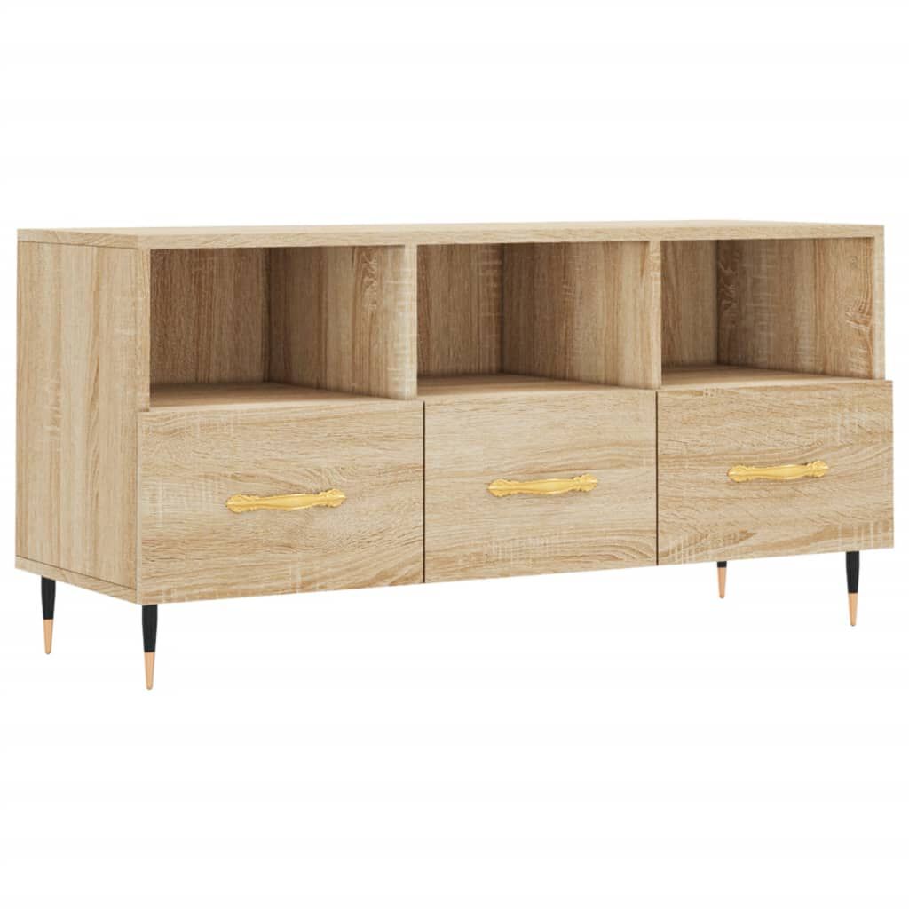 vidaXL Έπιπλο Τηλεόρασης Sonoma Δρυς 102 x 36 x 50 εκ. Επεξεργ. Ξύλο