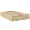 vidaXL Πλαίσιο Κρεβατιού Sonoma Δρυς 120x200 εκ. Επεξεργασμένο Ξύλο