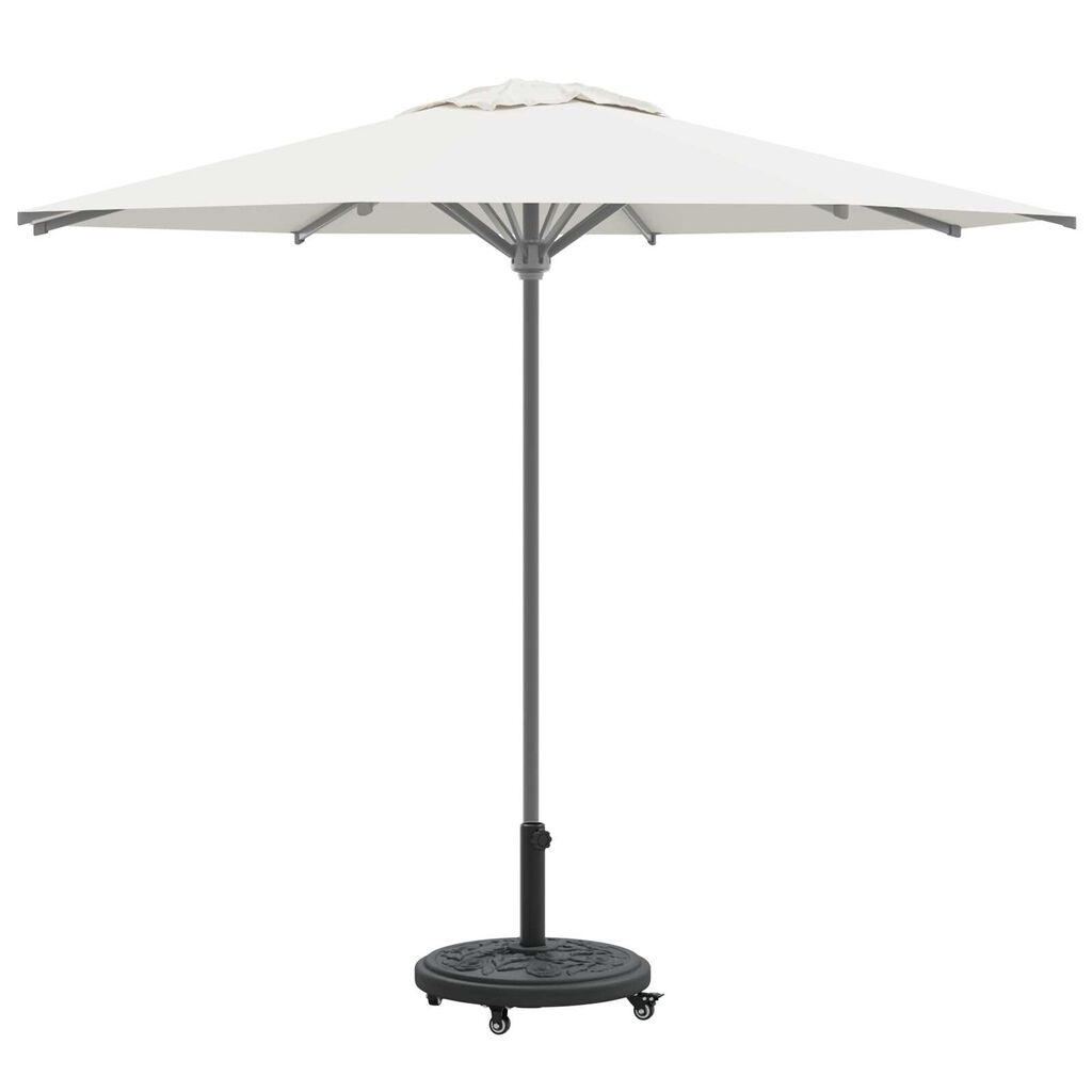 vidaXL Βάση Παρασίδας με Ρόδες για Πόλους Ø38-48 mm, 13 kg, Στρογγυλή