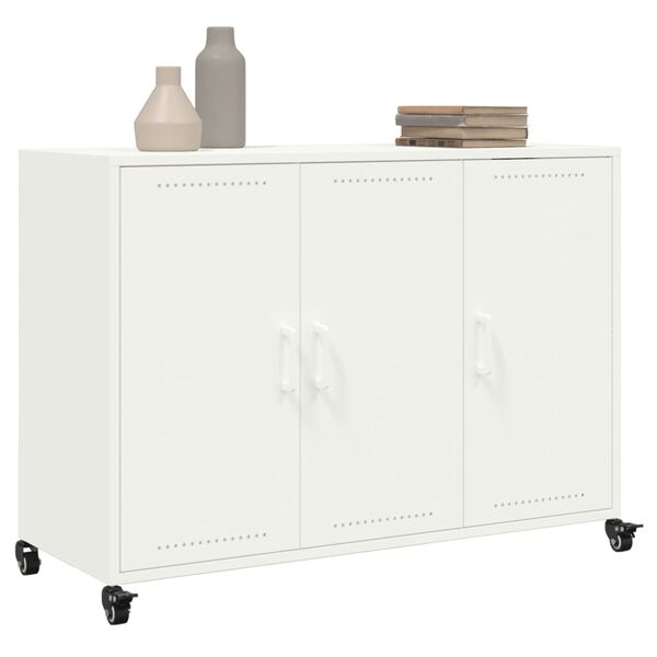 vidaXL Ντουλάπι Ροζ 100,5x39x72 εκ. από Χάλυβα