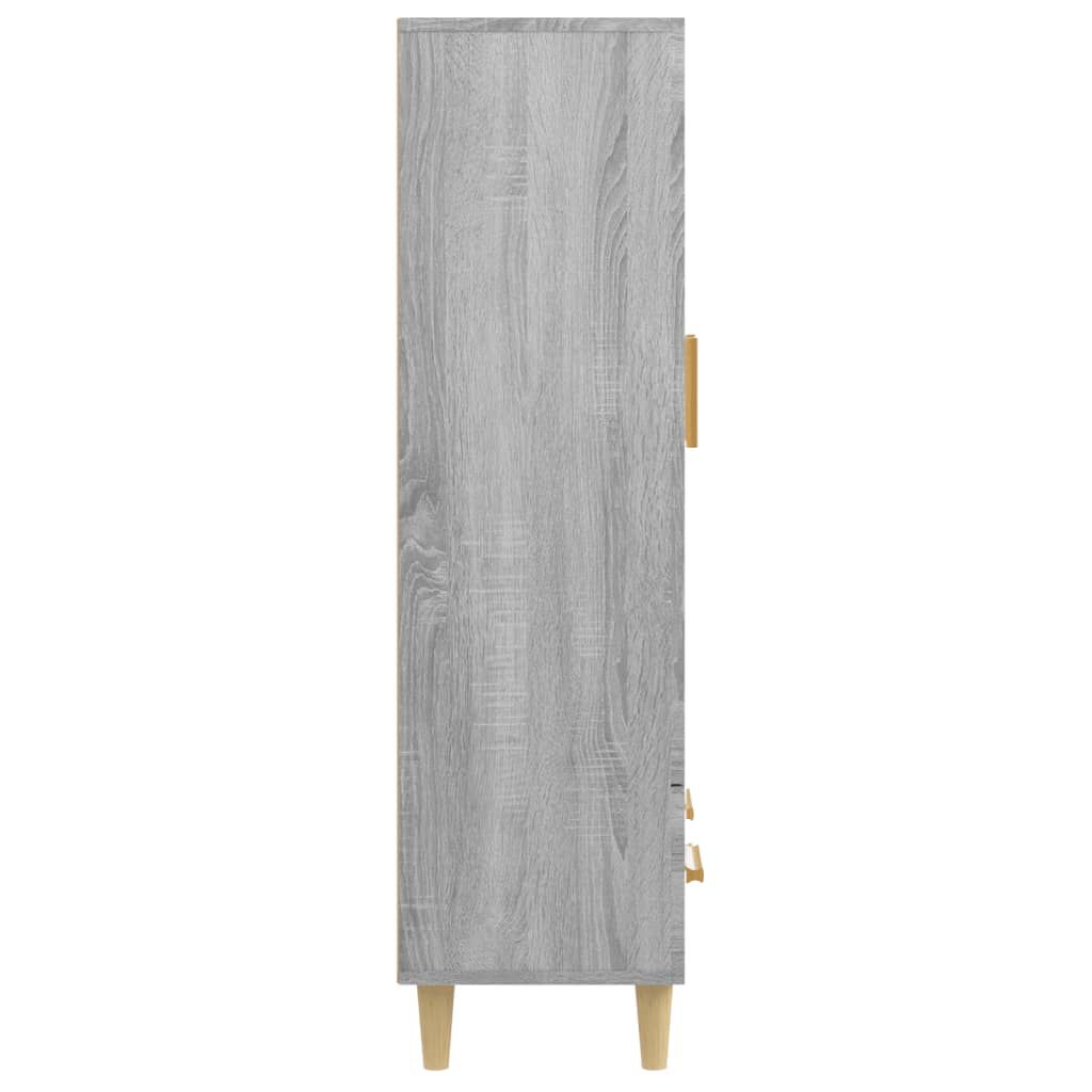 vidaXL Ντουλάπα Γκρι Sonoma 70 x 31 x 115 εκ. από Επεξεργασμένο Ξύλο