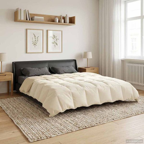 vidaXL &Kappa;&omicron;&upsilon;&beta;έ&rho;&tau;&alpha; &omicron;&lambda;ό&kappa;&lambda;&eta;&rho;&omicron;&upsilon; &tau;&omicron;&upsilon; &chi;&rho;ό&nu;&omicron;&upsilon; &Kappa;&rho;&epsilon;&mu; 220 x 240 cm &Mu;&iota;&kappa;&rho;&omicron;ΐ&nu;&epsilon;&sigmaf;